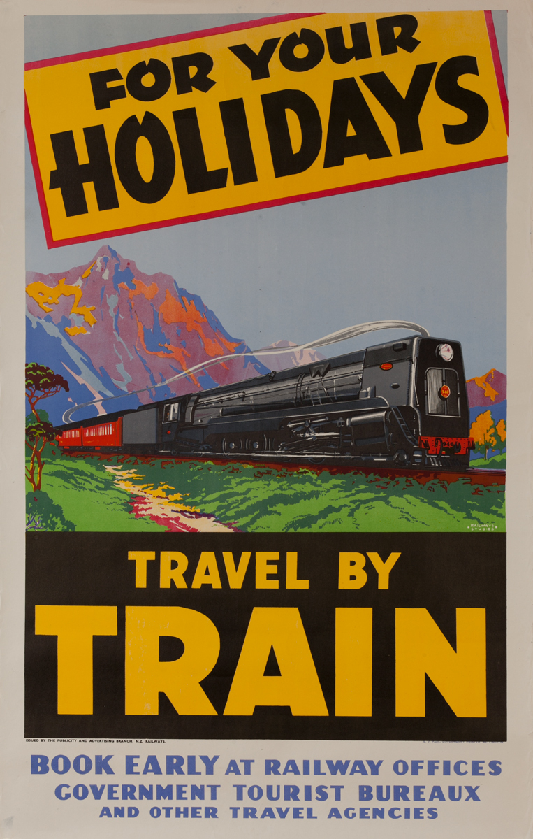 For Your Holidays Travel By Train, 