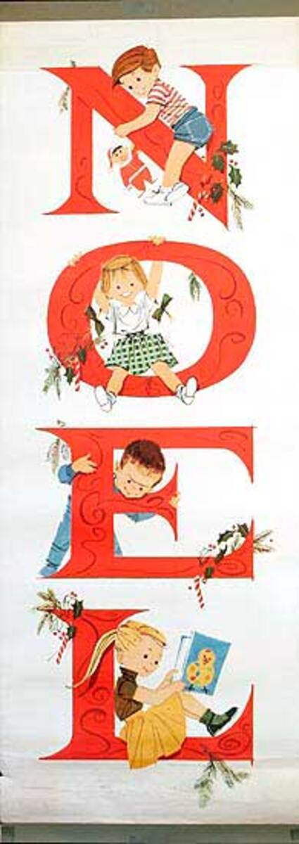 Noel Christmas Original Door Poster 