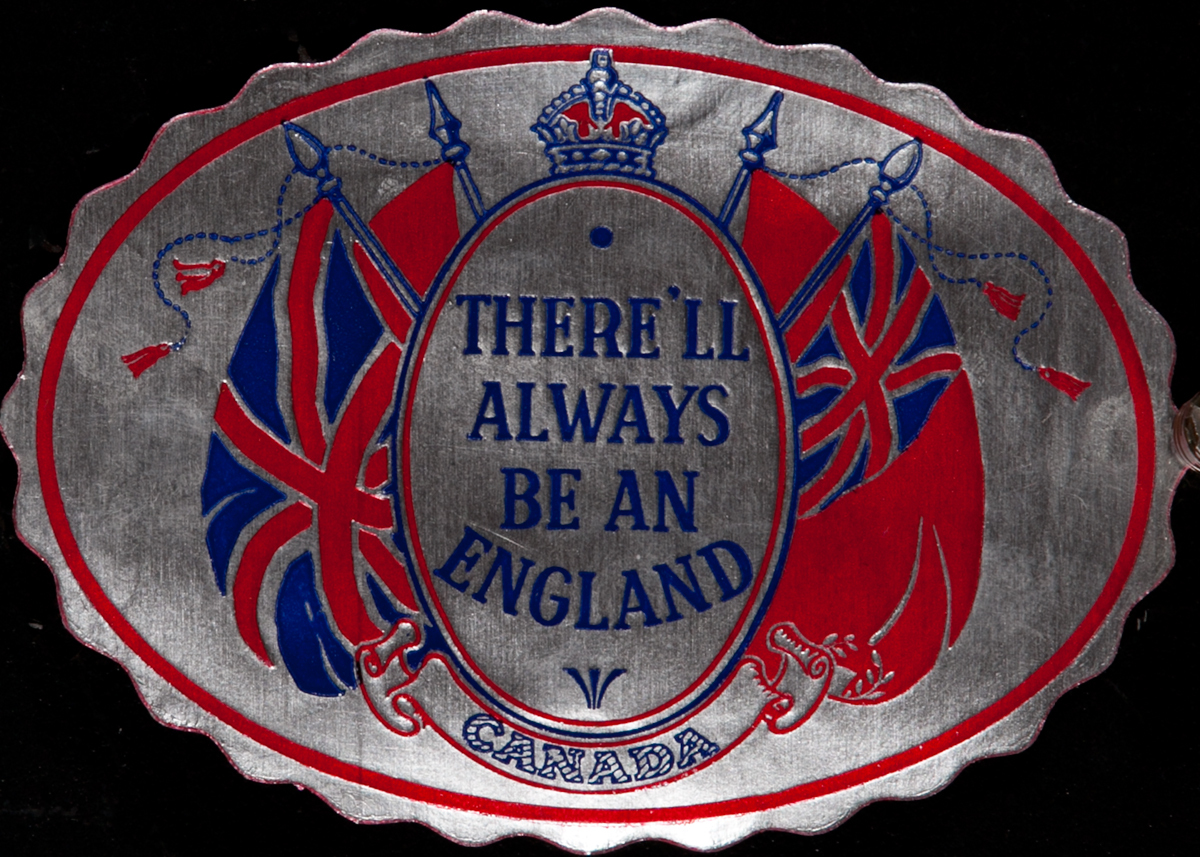 There'll always be an England,  Original WWII Label, Canada