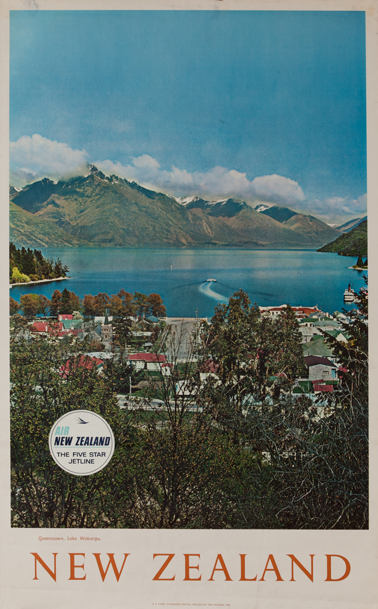 Air New Zealand, Queenstown, Lake Wakatipu