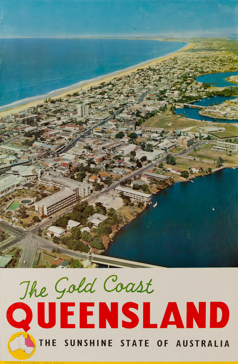 The Gold Coast Queensland, The Sunshine State of Australia, Aerial view
