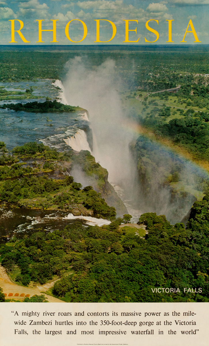 Rhodesia Victoria Falls Photo