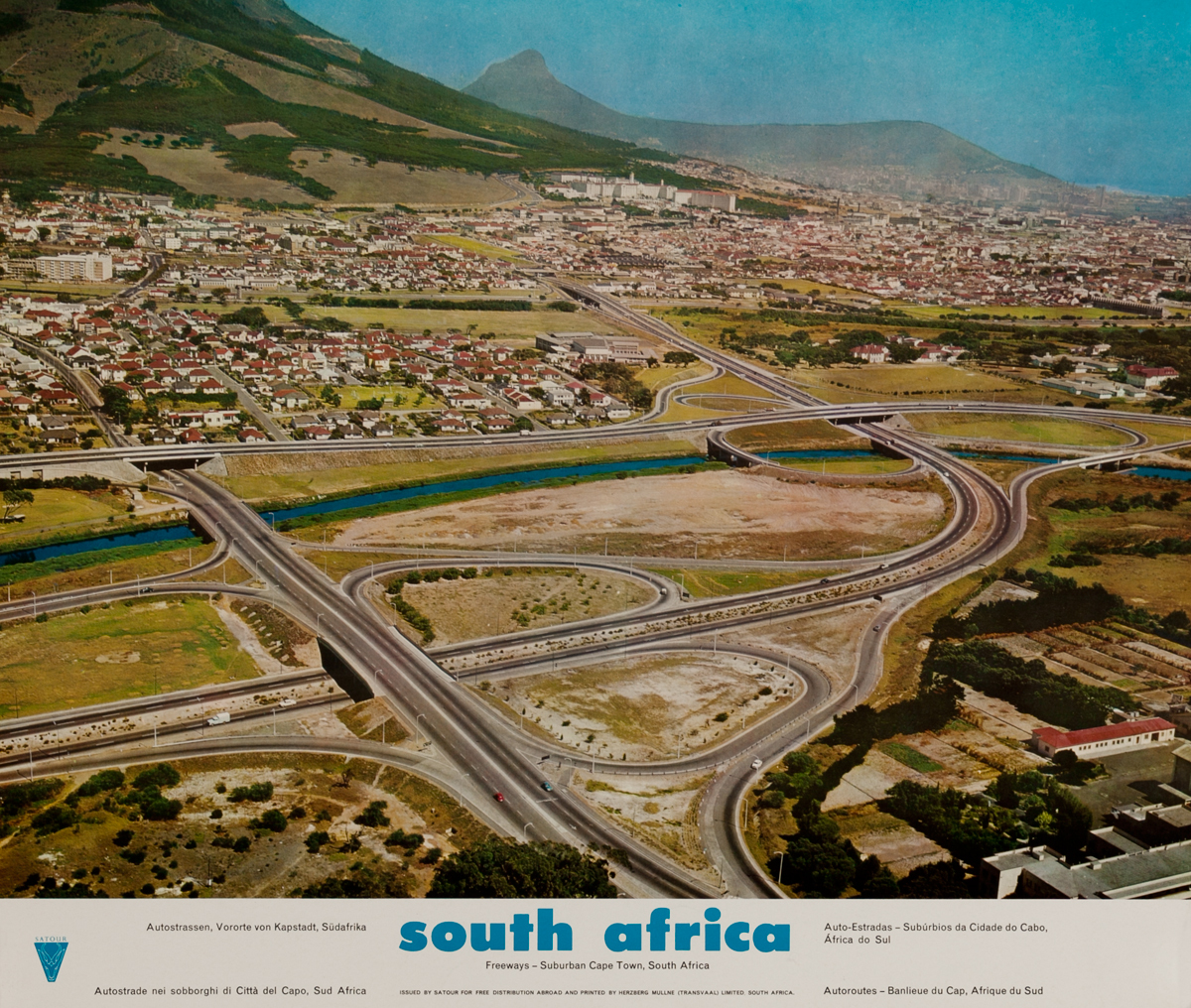 South Africa, Freeways - Suburban Cape Town