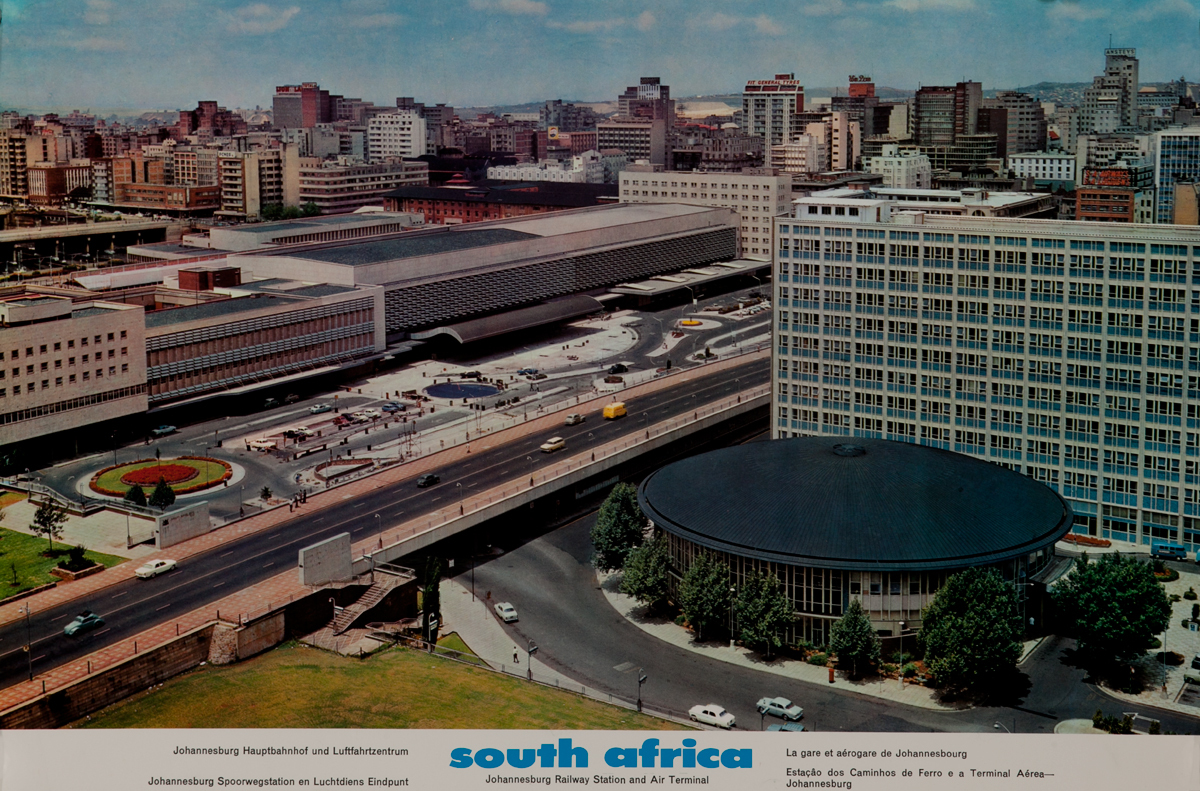 South Africa Johannesburg Railway Station and Air Terminal