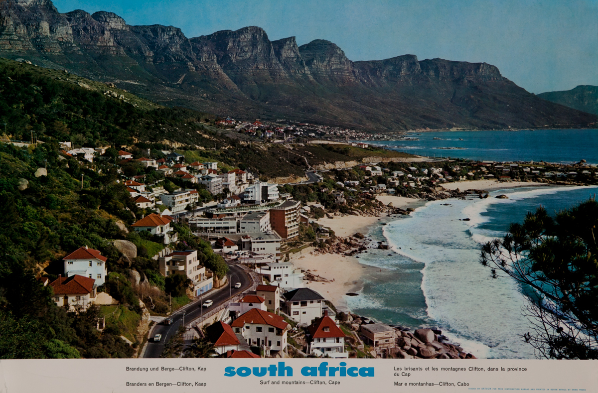 South Africa Surf and mountClifton Capeains - 
