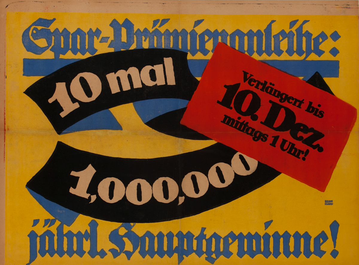 Savings<br>German World War I Poster