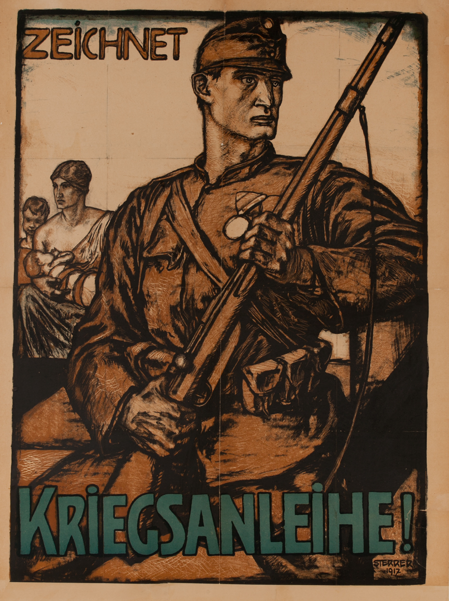 Zeichnet Kriegsanleihe! <br>Austrian World War I Poster