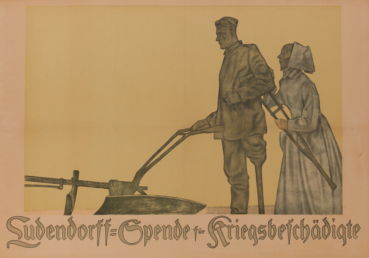 Ludendorff-Spende für Kriegsbeschädigte<br>German World War I Poster