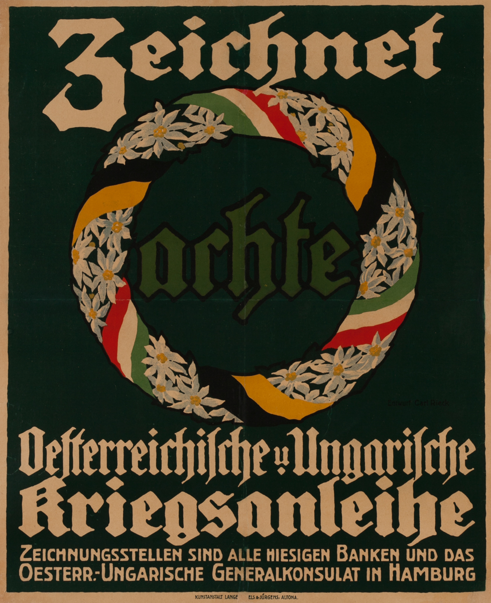 Zeichnet arhte<br>German World War I Poster