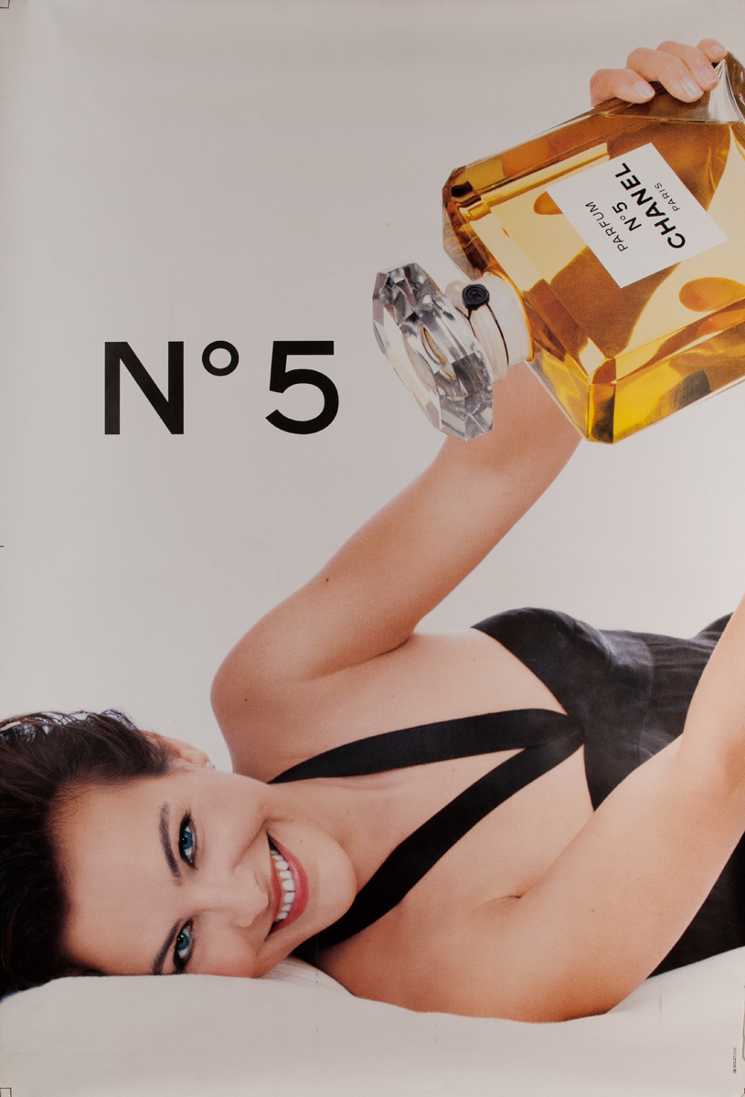 Chanel No 5<br>woman w bottle A