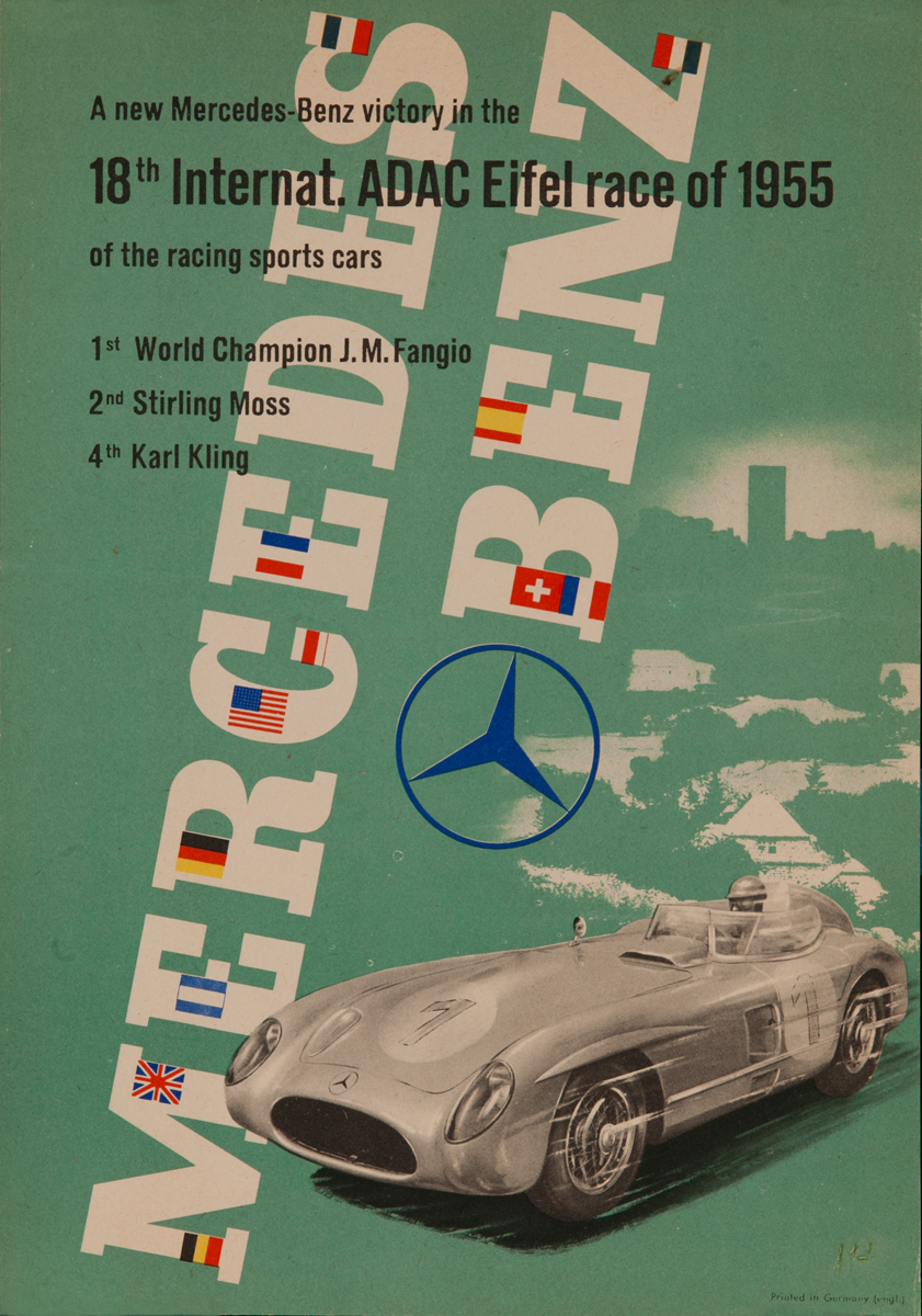 Mercedes Benz<br>18th Internat. ADAC Eifel race of 1955