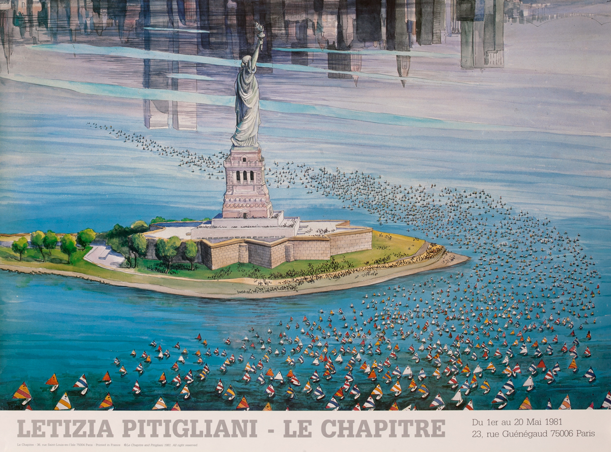 Letizia Pitigliani - Le Chapitre <br>Statue of Liberty Poster