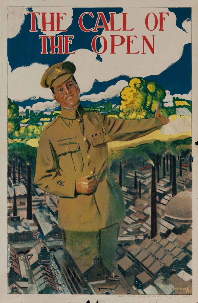 The Call of the Open<br>British post-WWI Recruiting Poster