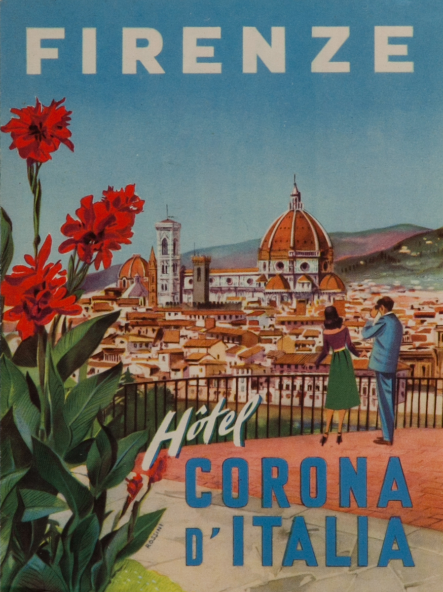Firenze Hotel Corona Travel Brochure