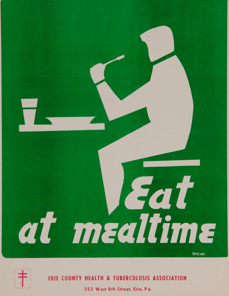 Eat at Mealtime<br>American Health Poster