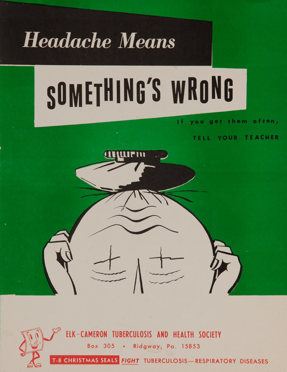 Headache Means Somethings Wrong<br>American Health Poster