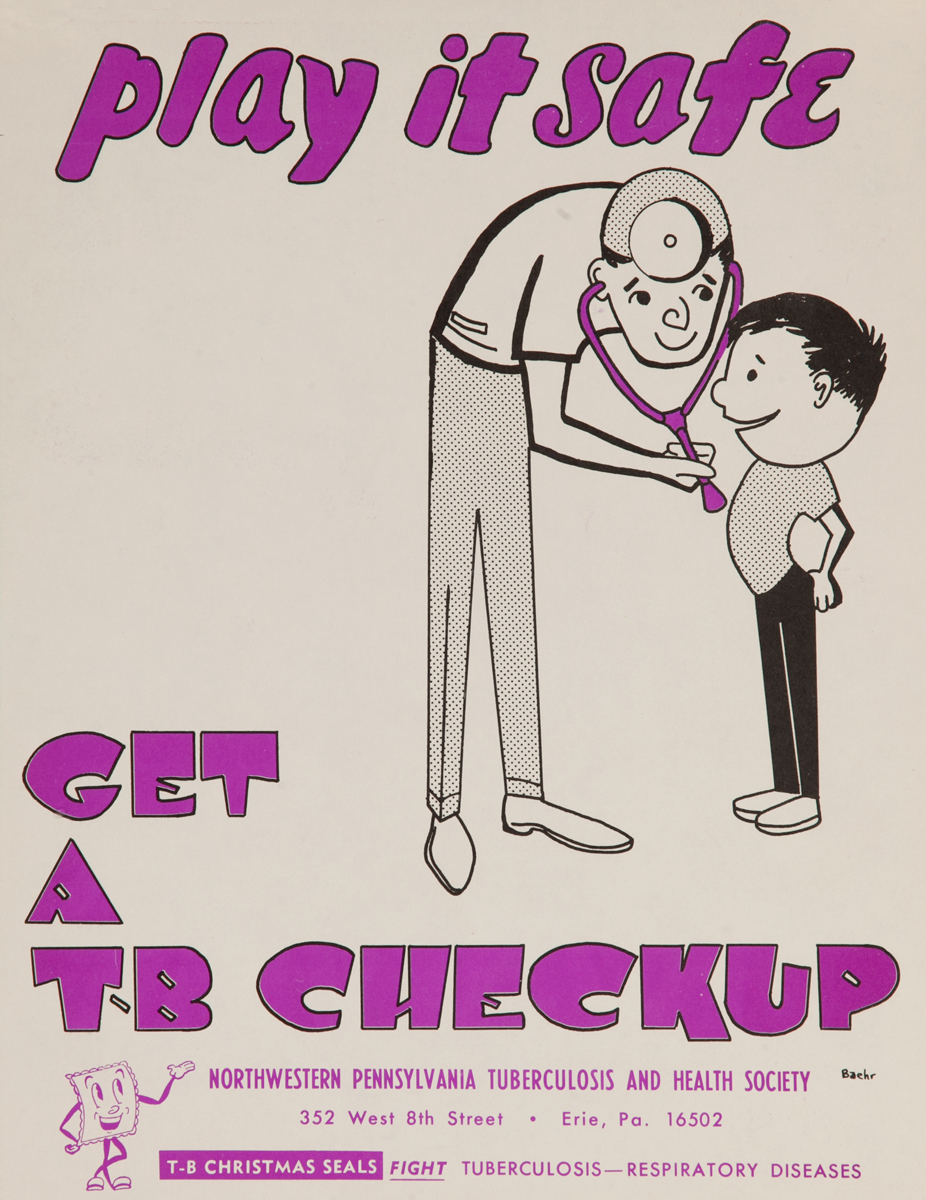 play it safe Get a Checkup<br>American Health Poster