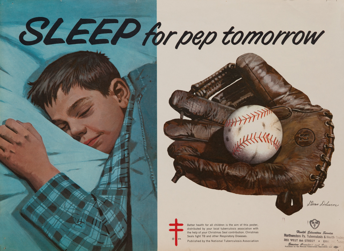 Sleep for pep tomorrow<br>American Health Poster