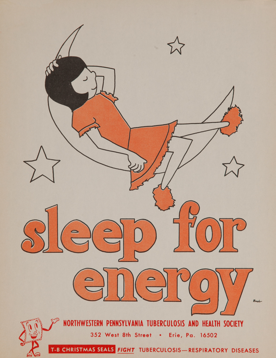 sleep for energy<br>American Health Poster