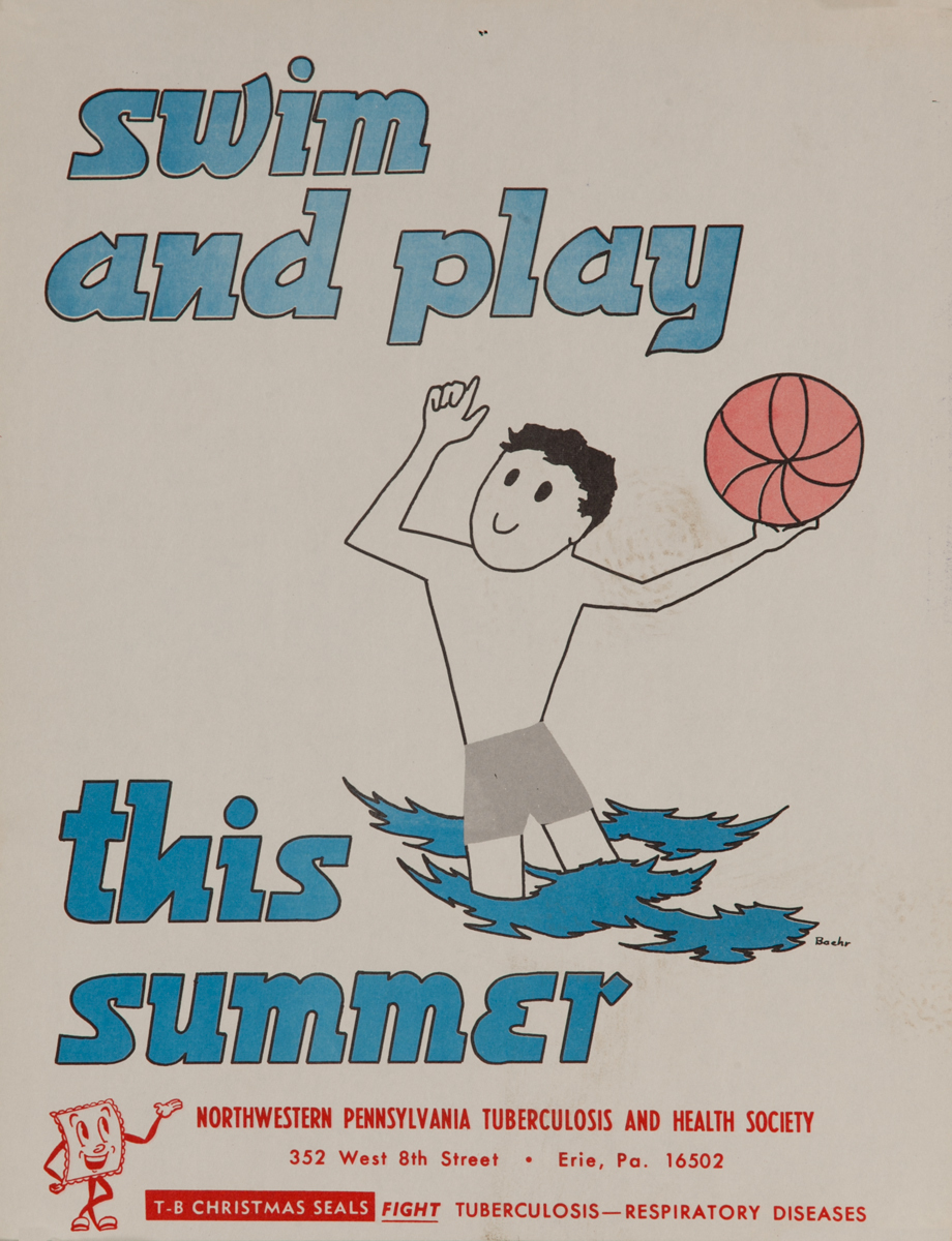swim and play this summer <br>American Health Poster