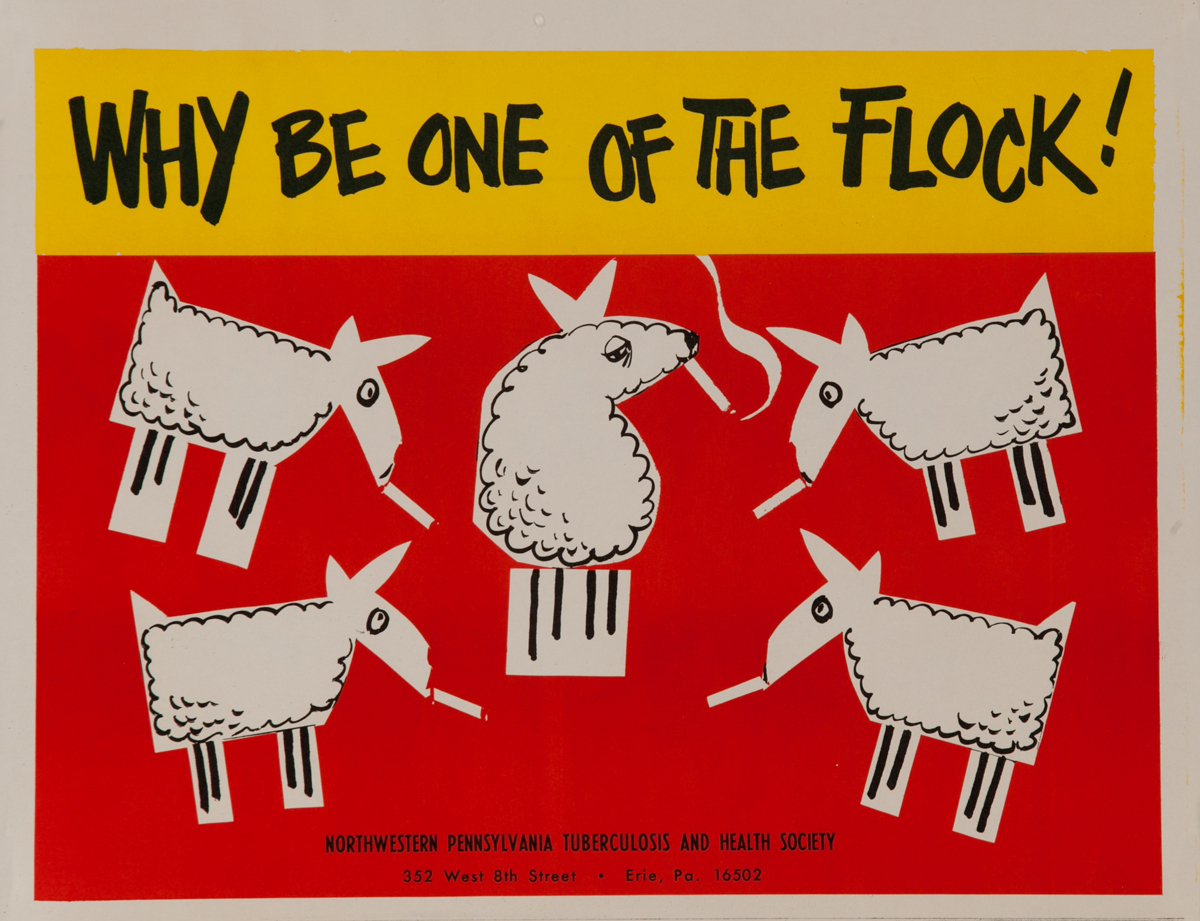 Why Be on of the Flock<br>American anti-Smoking Health Poster