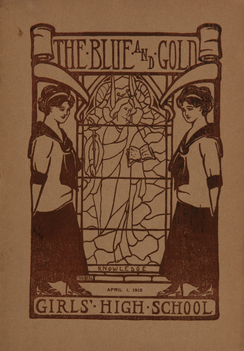 The Blue and Gold, Girls High School Student Magazine, April 1, 1915