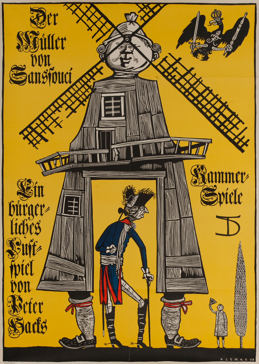 Der Müller Von Sanssouci Germna Theater Poster