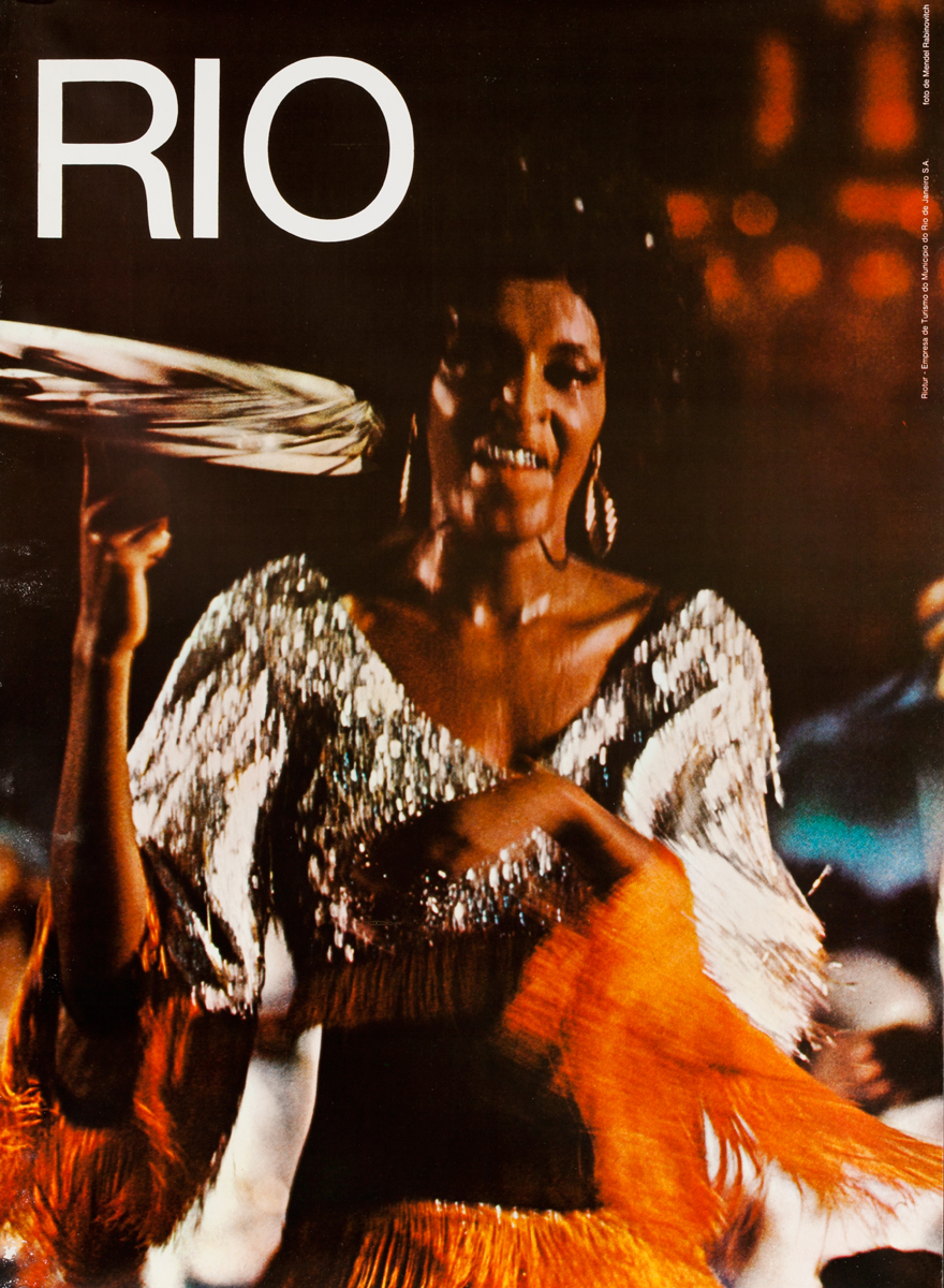 Dancer<br>Rio Brazil Travel Poster