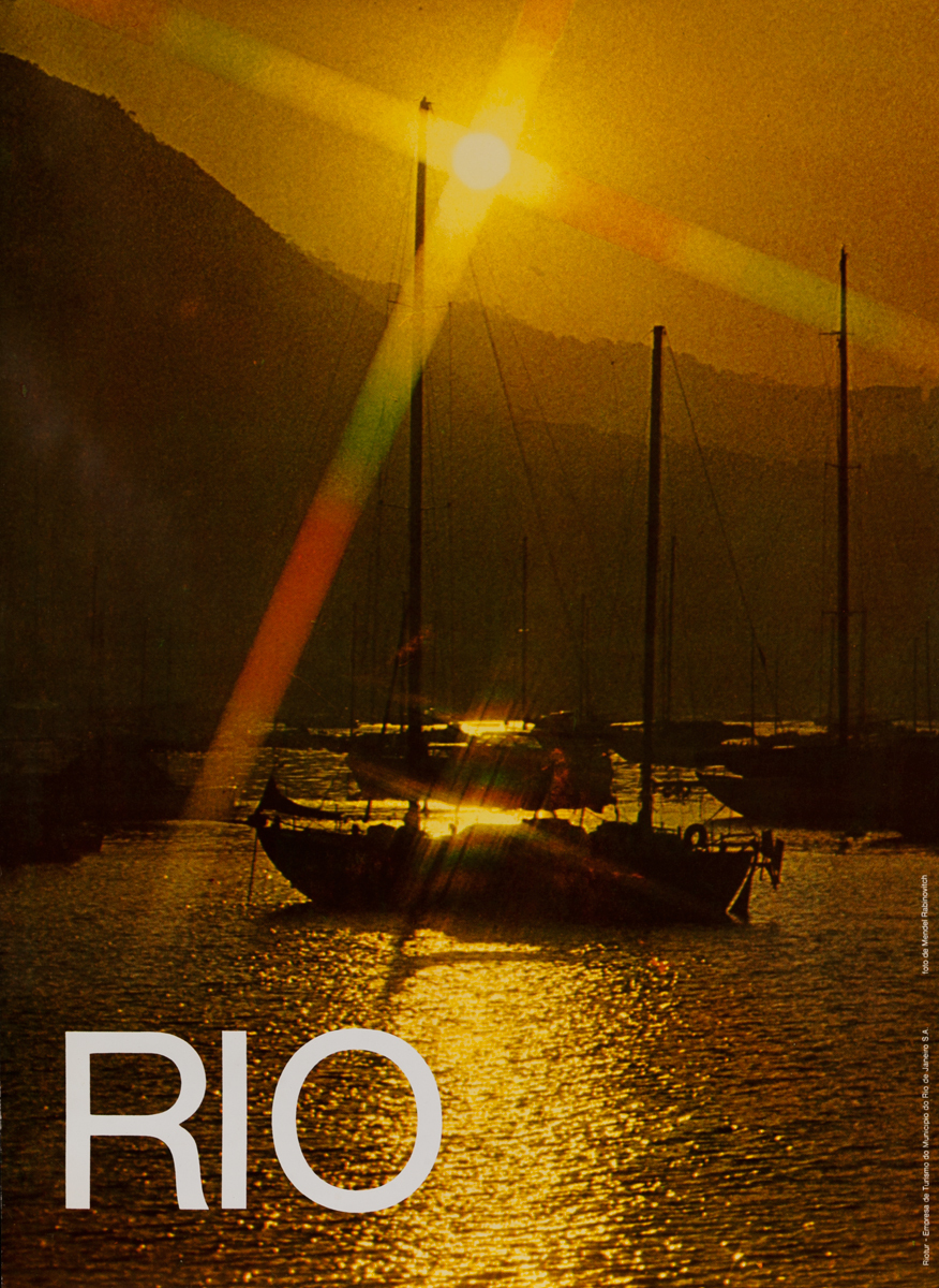 Sailboats<br>Rio Brazil Travel Poster