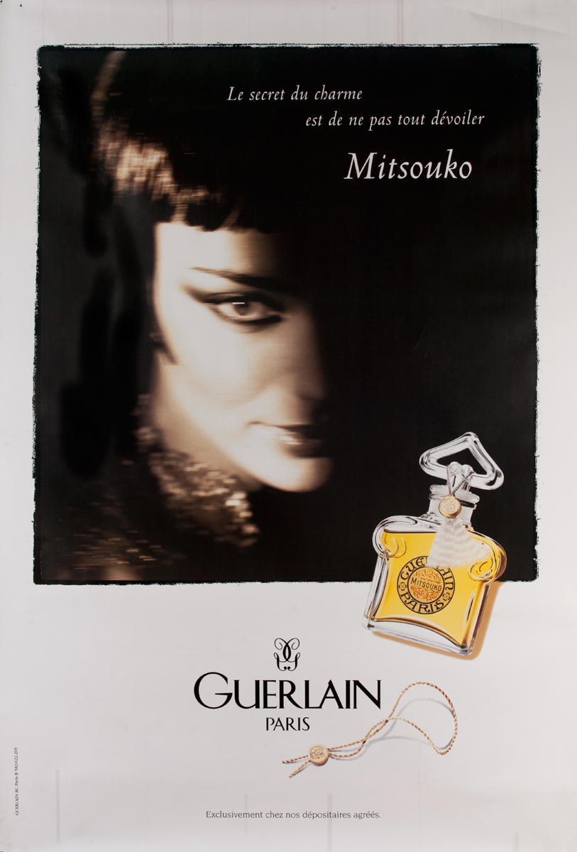Mitsouko Guerlain Paris<br>French Advertising Poster