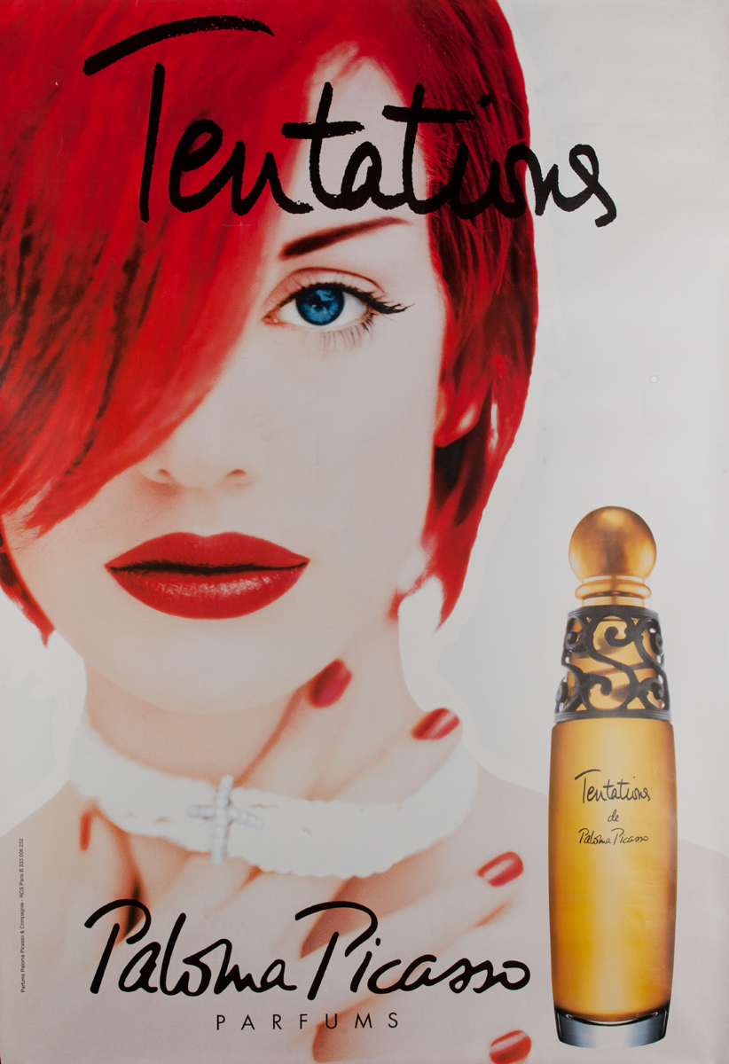 Tentations Paloma Picasso Parfums<br>French Advertising Poster