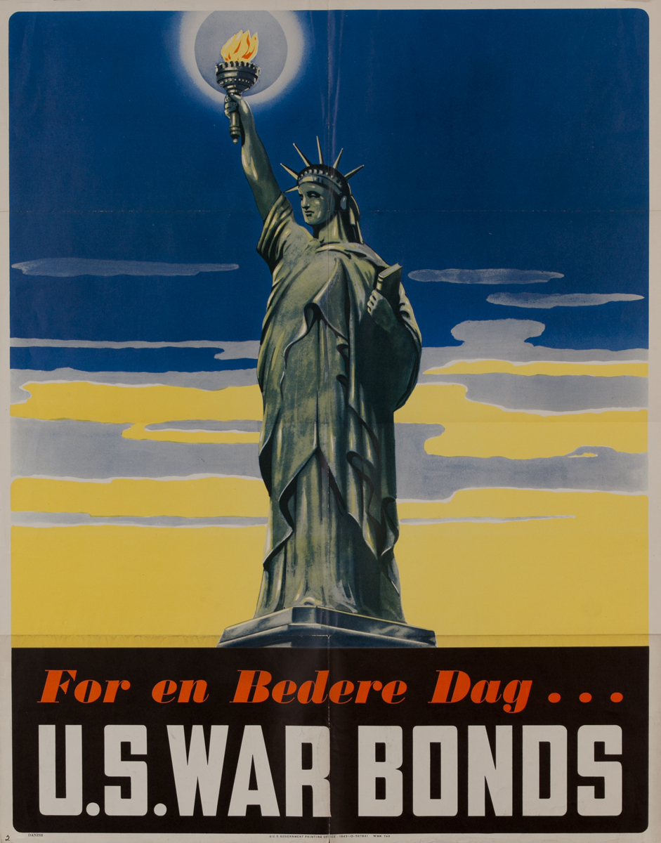 For en Bedere Dag (For a Better Tomorrow)<br>U.S. War Bonds Poster