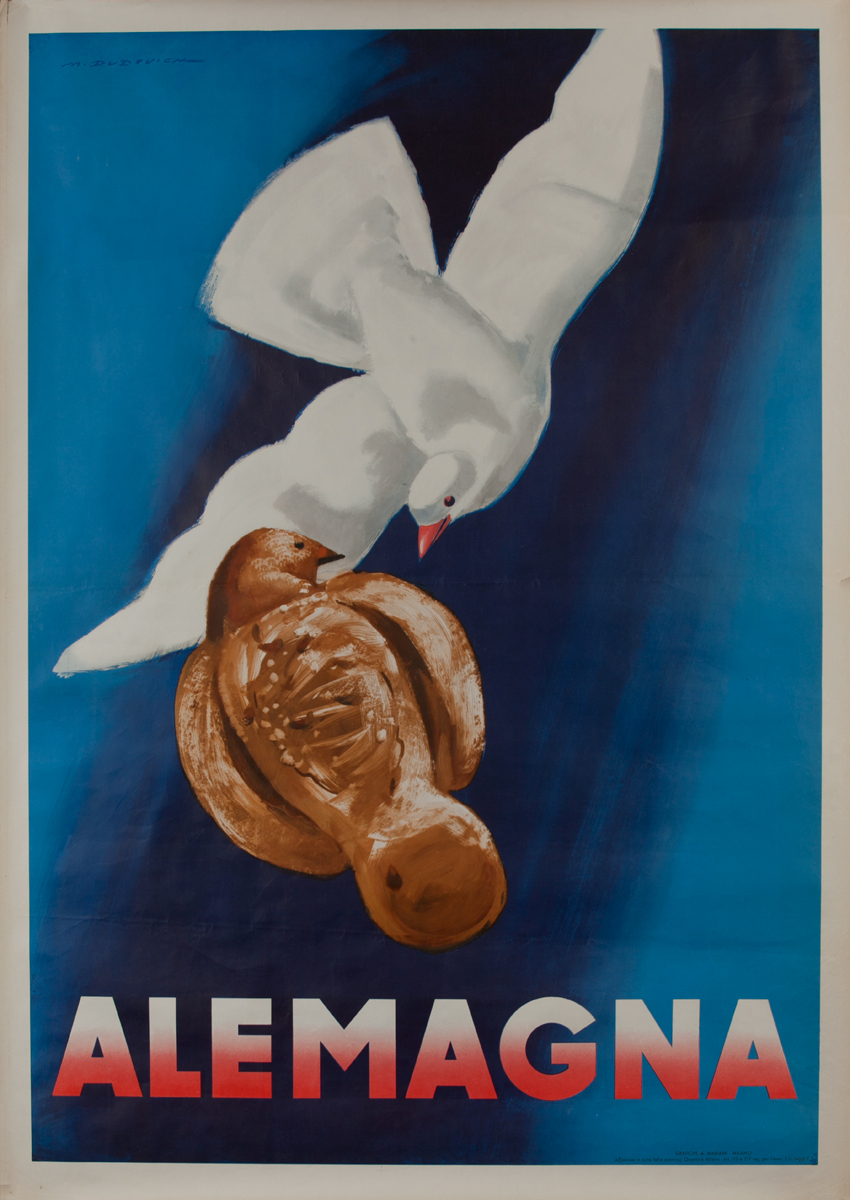 Alemagna Candy Italian Poster