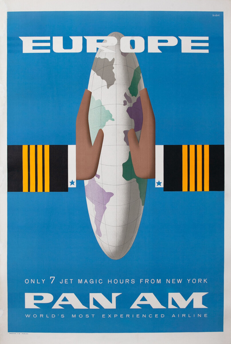 Europe Pan Am, Only 7 Jet Magic Hours from New York