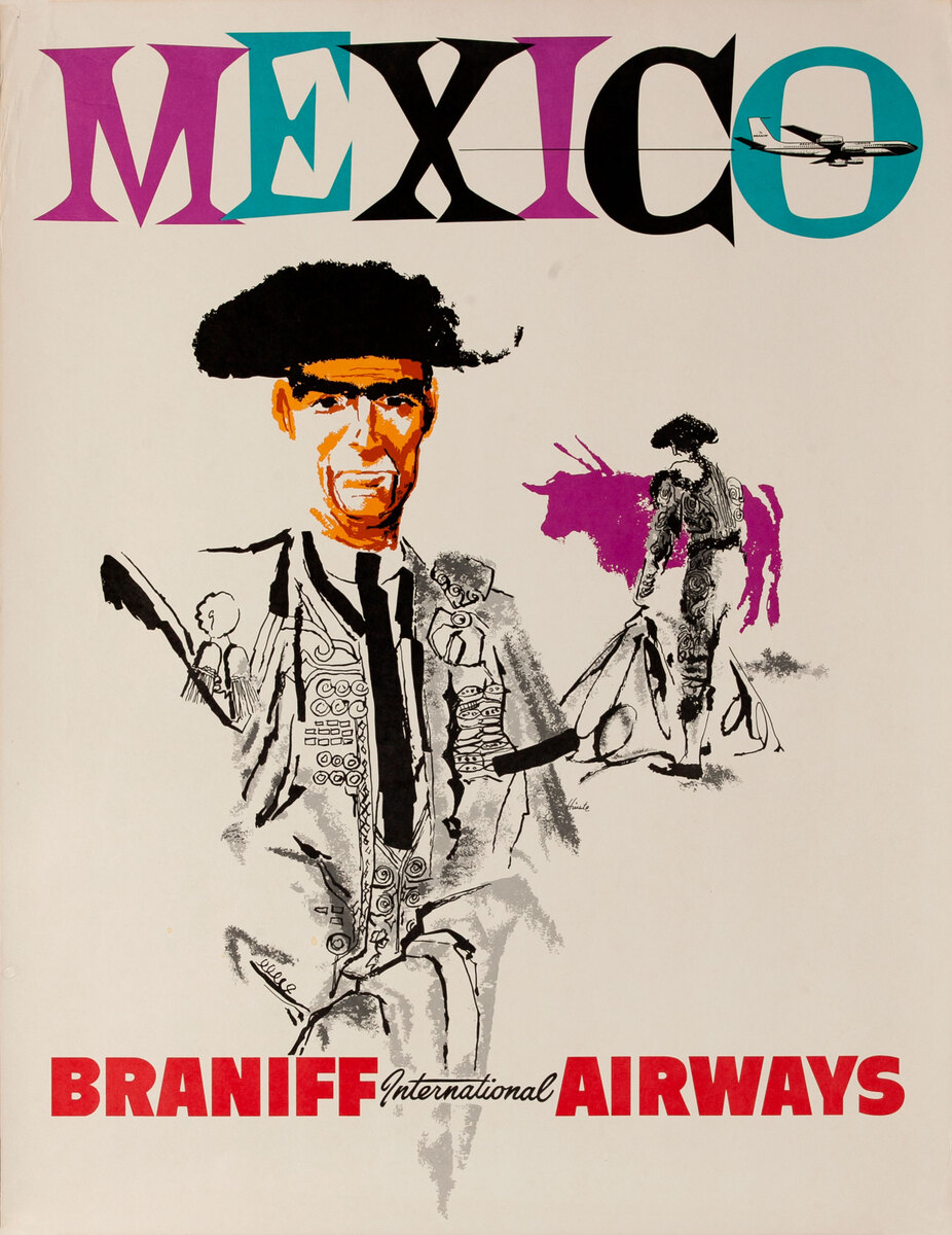 Mexico Braniff International Airways<br>Mexico Bullfighter