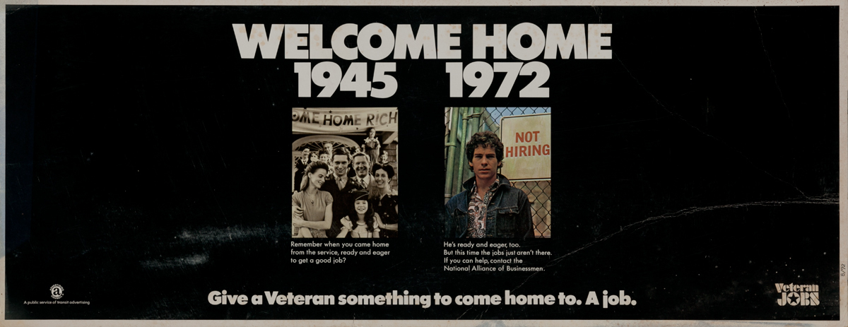 Welcom Home - Give a Veteran something to come home to. A Job