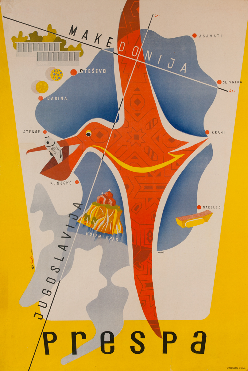 Prespa Macedonia Jugoslavia<br>Travel Poster