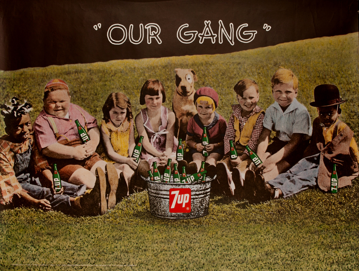 Our Gang, Original 7-Up Advertising Poster, large size