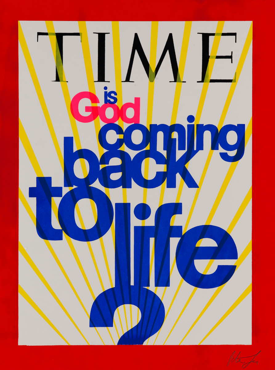 Time Magazine, Is God Coming Back to Life Pop Poster