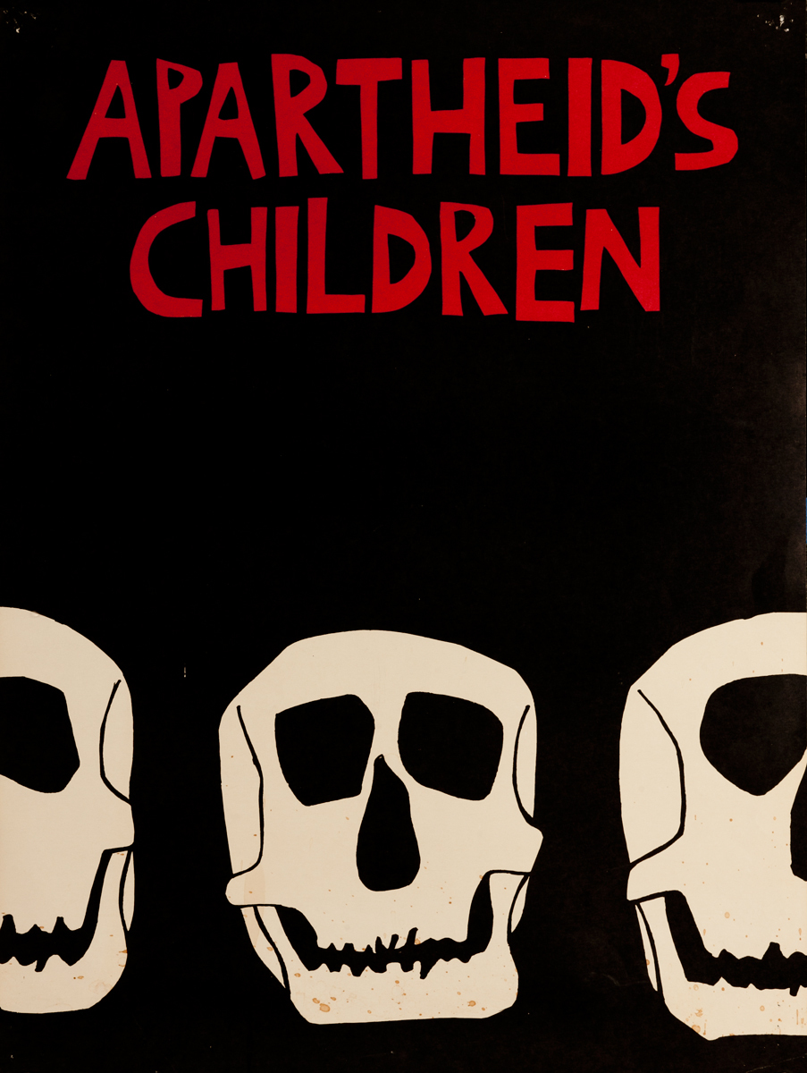 Apartheid's Children Political Protest Poster