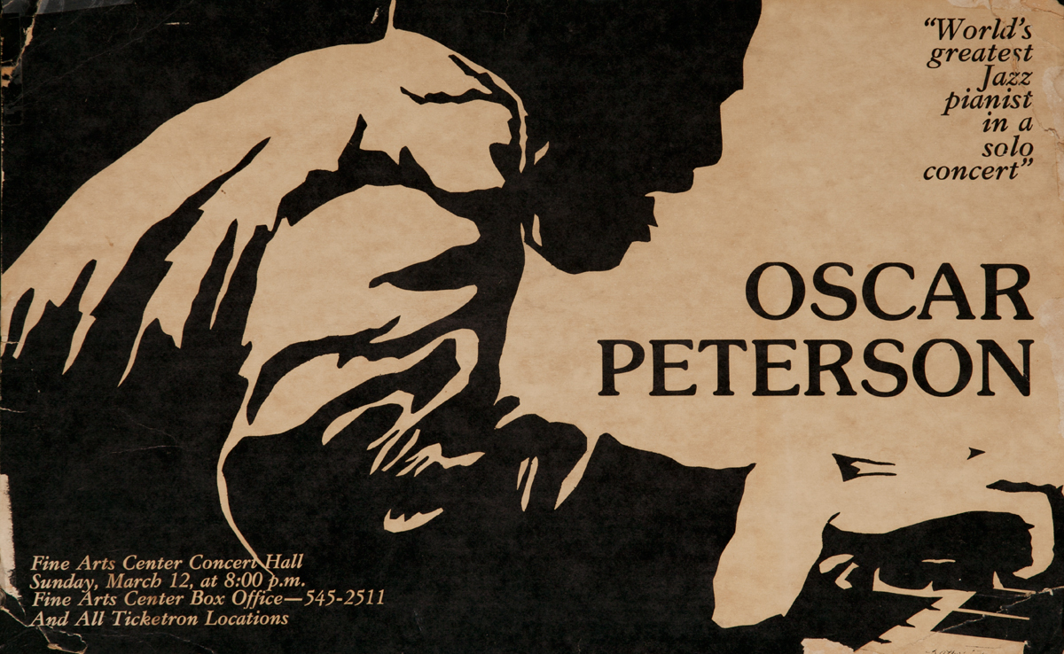 Oscar Peterson, World's greatest Jazz pianist in a solo concert