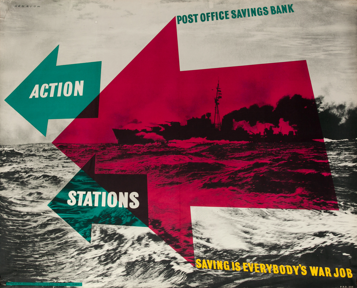 Post Office Savings Bank, Saving is Everbody's War Job