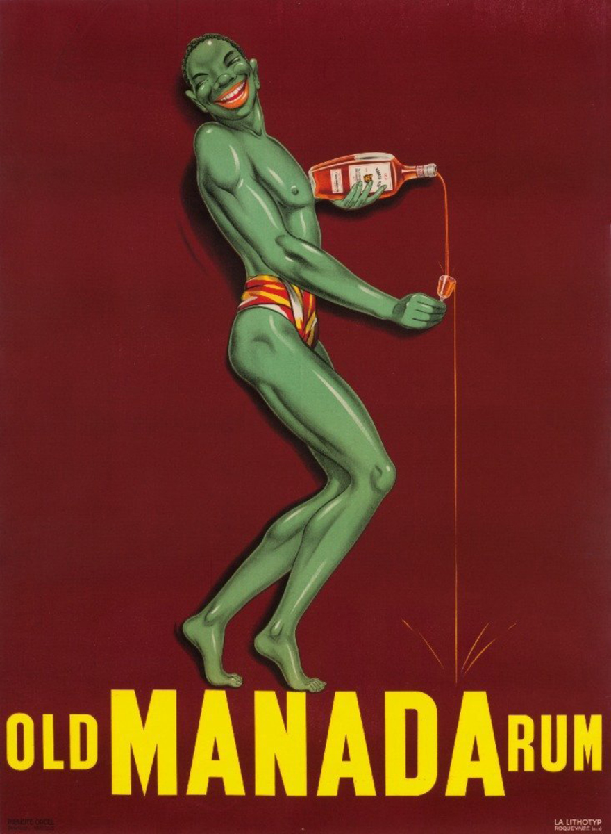 Old Manada Rum<br>French Advertising Poster