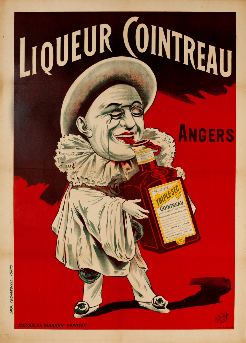 Liqueur Cointreau Angers French Advertising Poster