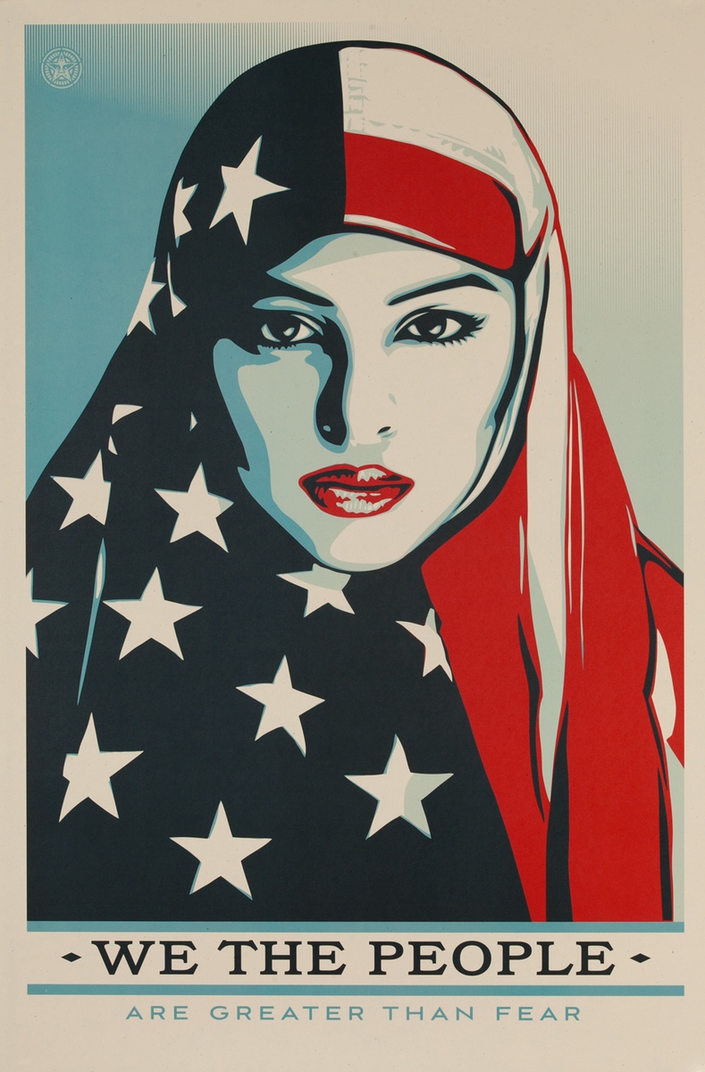 We the People are Greater than Fear, Women's March Protest Poster