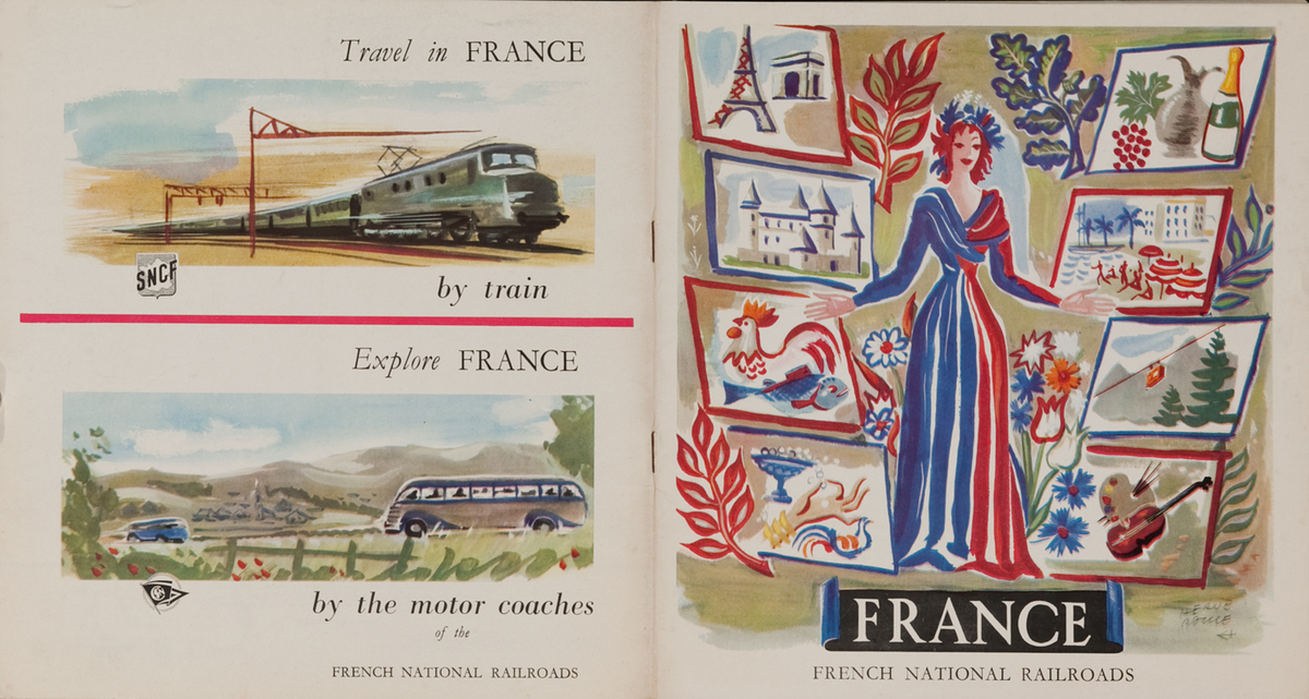 Travel in France 1951 French Brochure