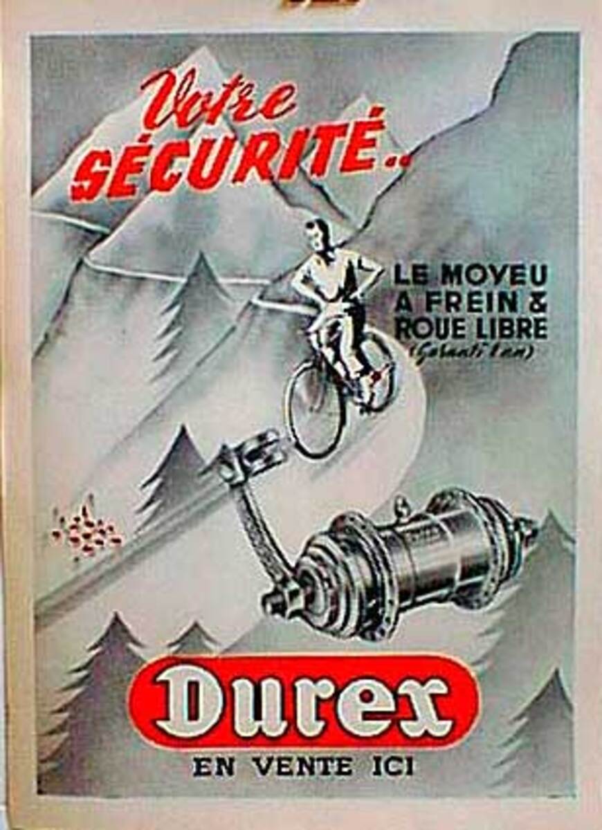 Durex Original Vintage Poster