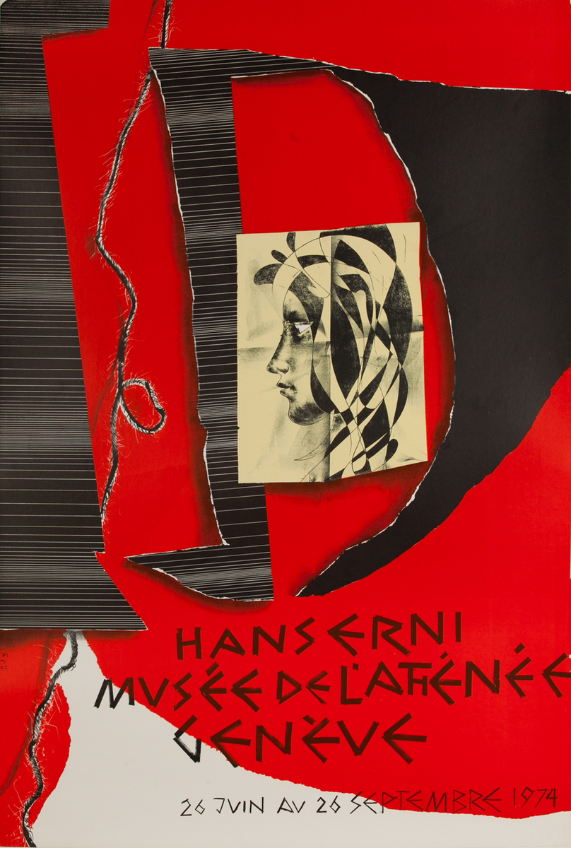Hans Erni Musee de L'Athenee Geneve Art Poster
