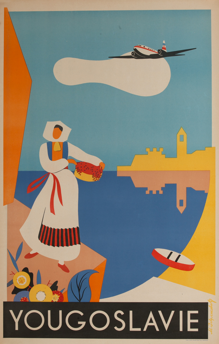 Yougoslavie Travel Poster