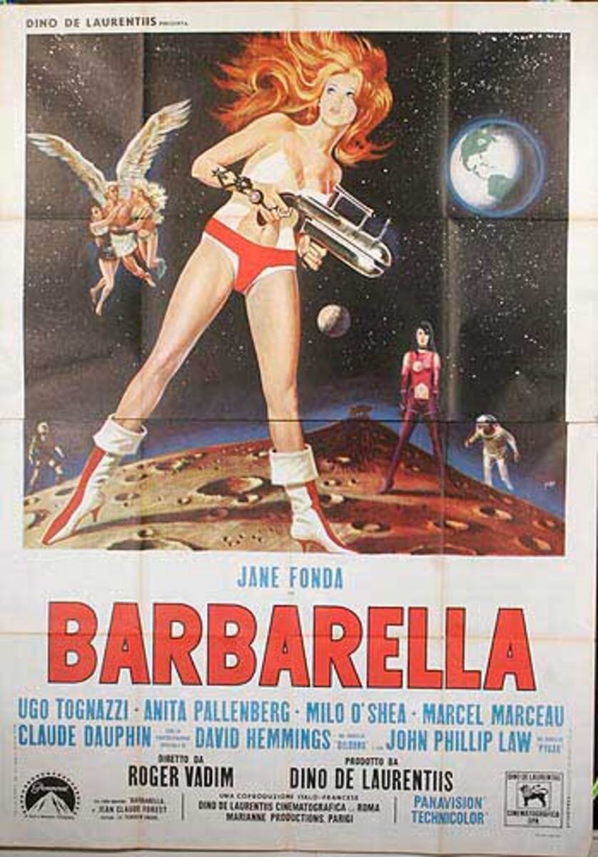 Barbarella Original Italian Movie Poster